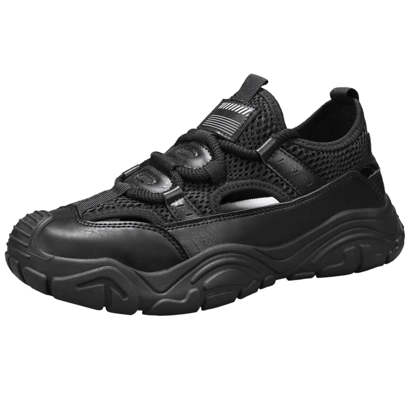 

VIPOL Мужская повседневная обувь, носки, босоножки для прогулок, перфорированные дышащие, повседневная пляжная обувь для вождения, спортивная обувь на открытом воздухе