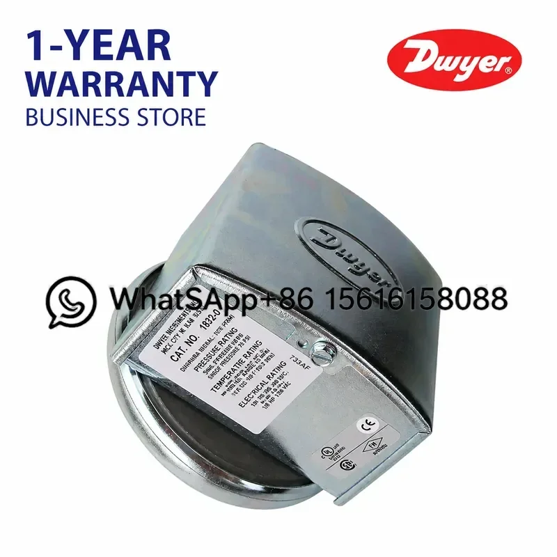 DWYER 1800 Series Differential Pressure Switch 1823-10-20 -5 1823-00 HVAC Air Flow Control Sensor Industrial Automation