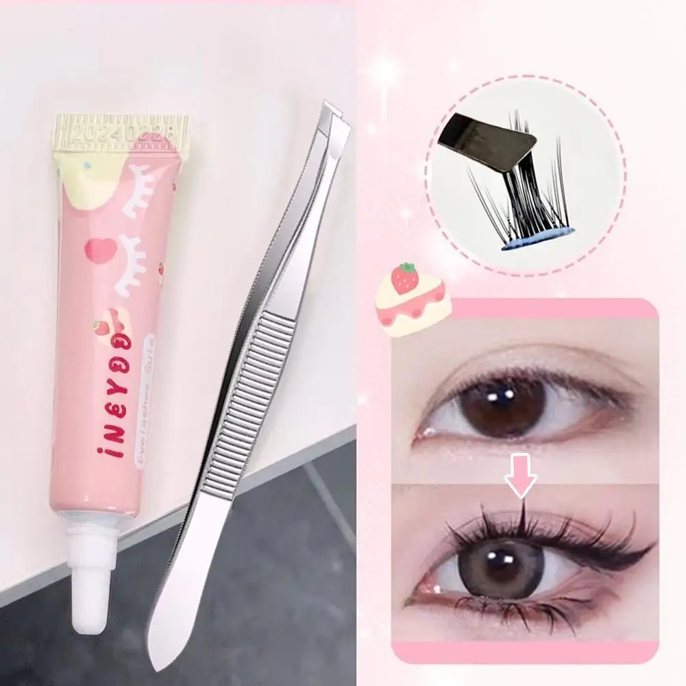 New Waterproof Lasting Eyelash Glue Non-irritating Adhesive White Extension Eyelash False Quick Cosmetic Clear Glues Dry Ma Z2H7