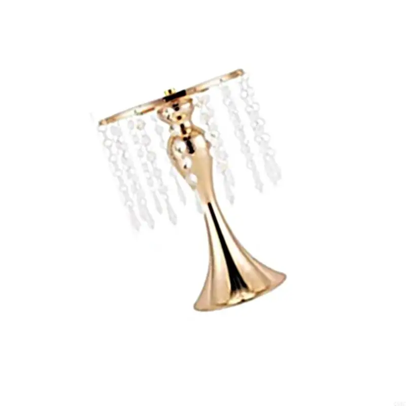 Crystal Flower Stand Wedding Road Leads Tall Flower Holders Tabletop Centerpieces Q5WC