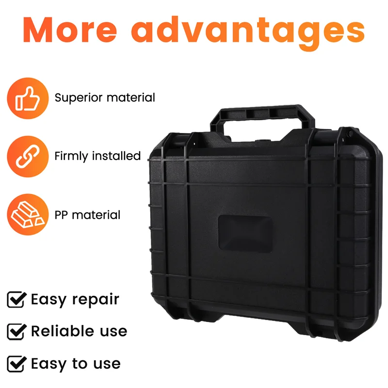 

AC88-Instrument Box Portable PP Toolbox Watch Packaging Mobile Power Energy Storage ABS Safety Equipment Case