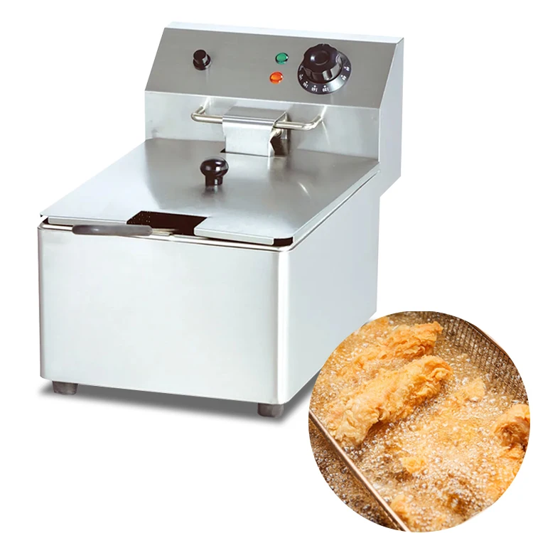 Automatic Commercial Electric Deep Fryers With Timer Kitchen hotel Commercial Chicken turkey Potato Chips