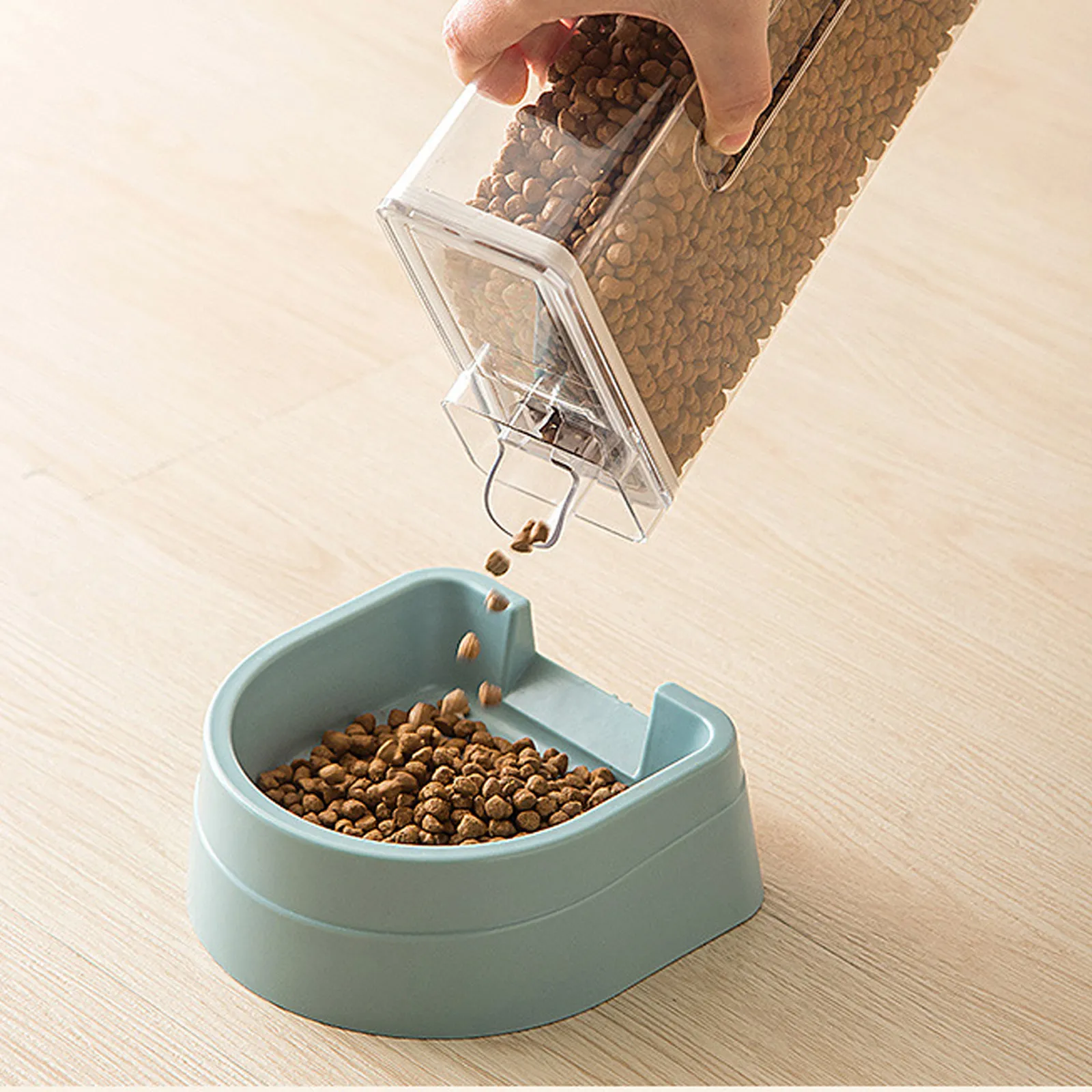 

Герметичная прозрачная банка для хранения с портативной крышкой, контейнер-органайзер для кухонных закусок, сухих продуктов, чая, круп, орехов