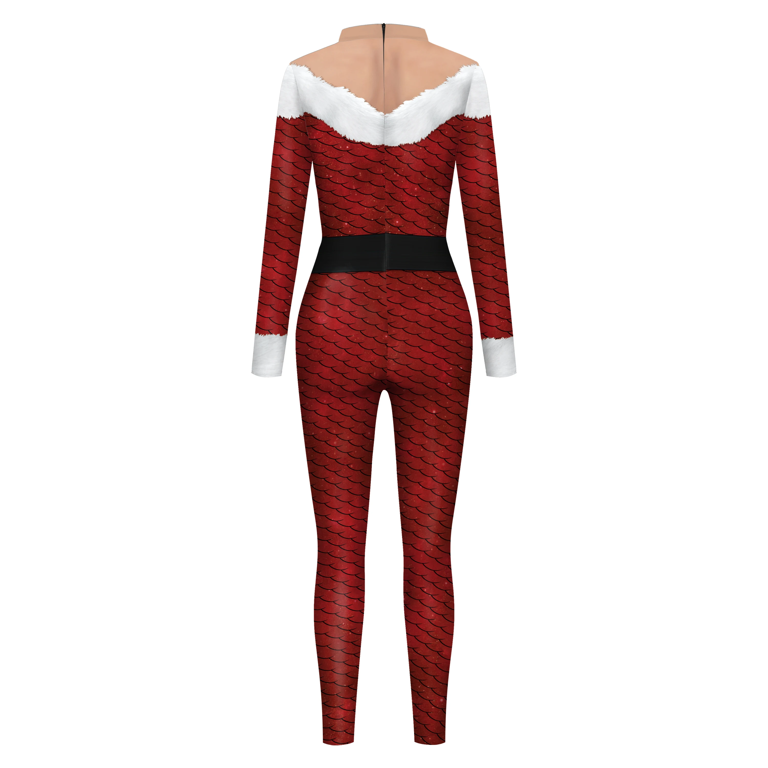 Meerjungfrau Weihnachten Overalls Anime Cosplay Bodysuit Fantasie Neujahr Party Catsuit Erwachsenen Karneval Zentai Frauen Halloween Kostüm