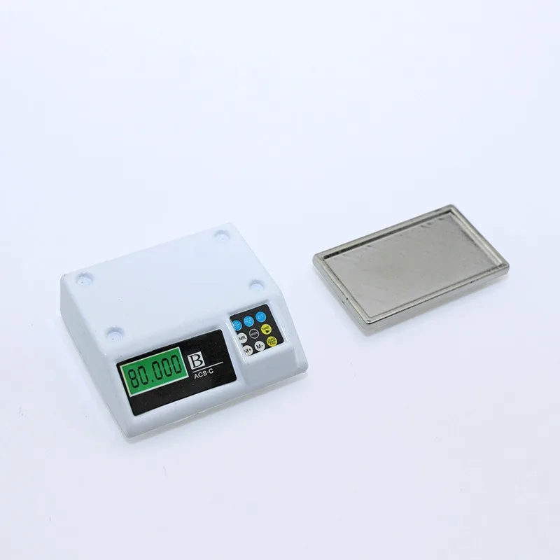 DOLLHOUSE Miniature Food Toy Scene Model Dollhouse Accessories Mini Electronic Scale Small Ornament
