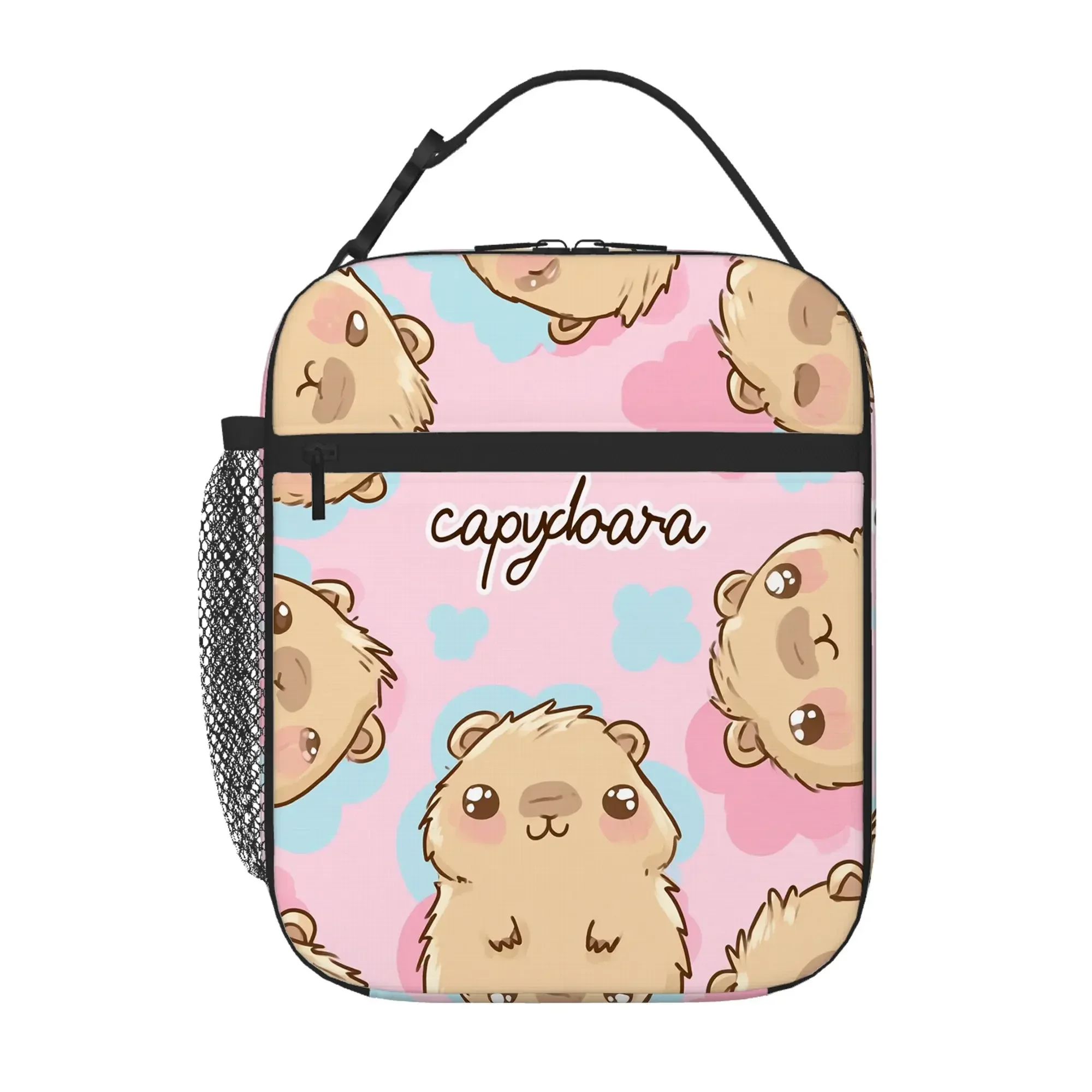1pc Featuring an Adorable Capybara Design. This Printed Thermal Bag Is Insulated And Not Intended for Food Contact, Making It Id