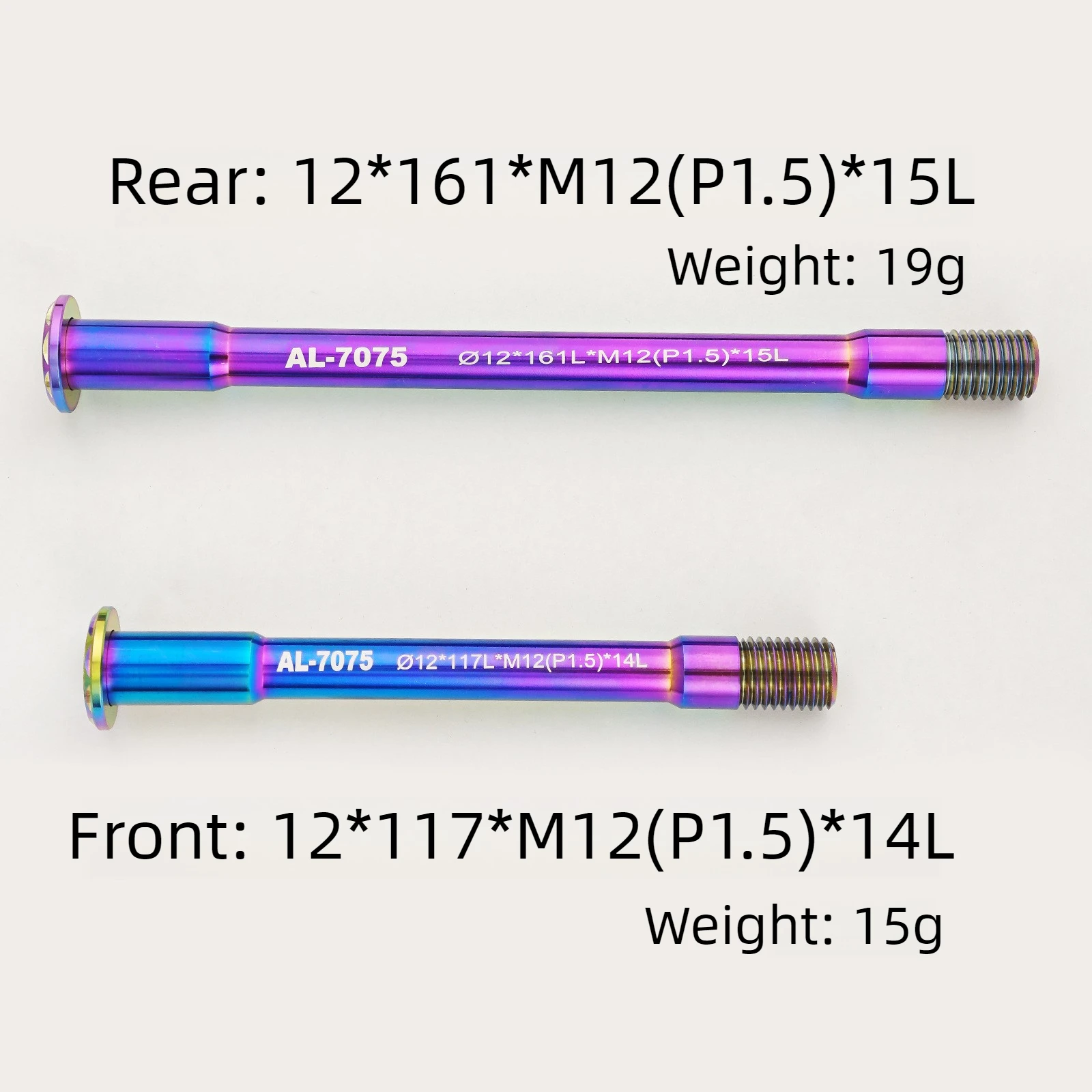Road Bike Ultra-Light Thru-Axle 34g Fit for Bicycle Series GIANT TCR PP PROPEL DEFY REVOLT LANGMA LIV Cycling components​