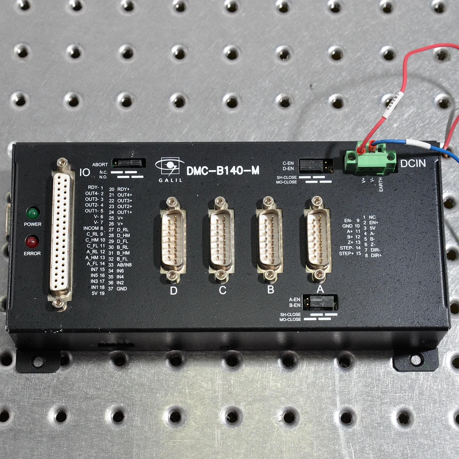 GALIL DMC-B140-M independent four-axis motion controller cable splitter one set