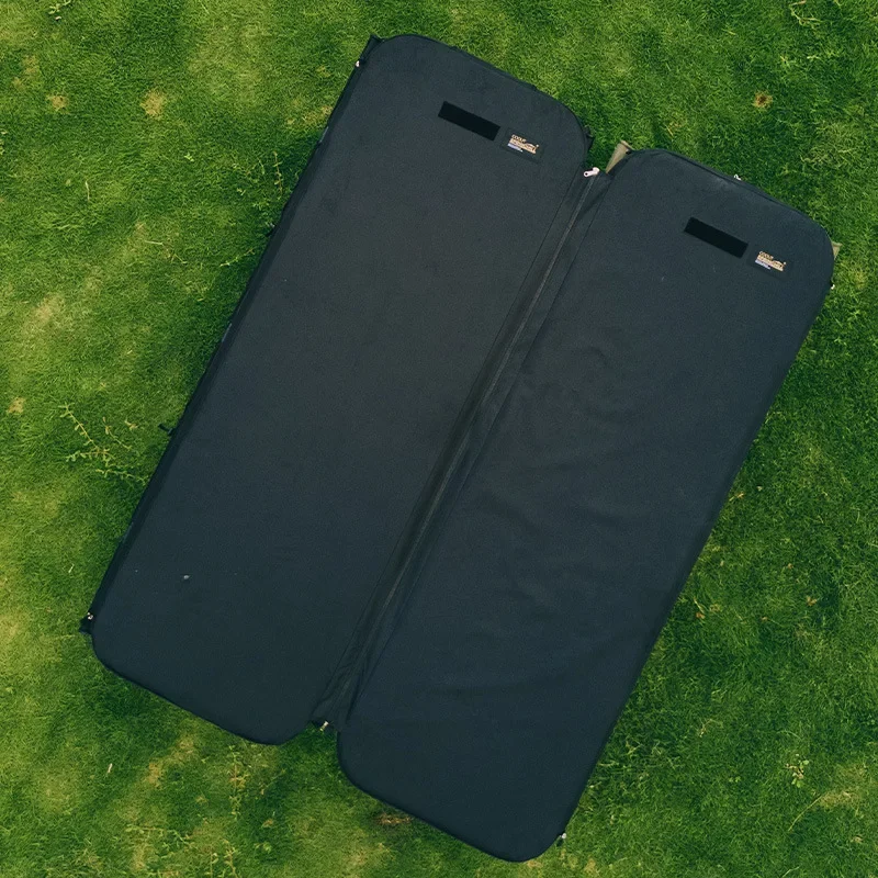 Multifunctional inflatable mattress, outdoor camping single off-the-ground tent camp bed sleeping mat portable air mattress