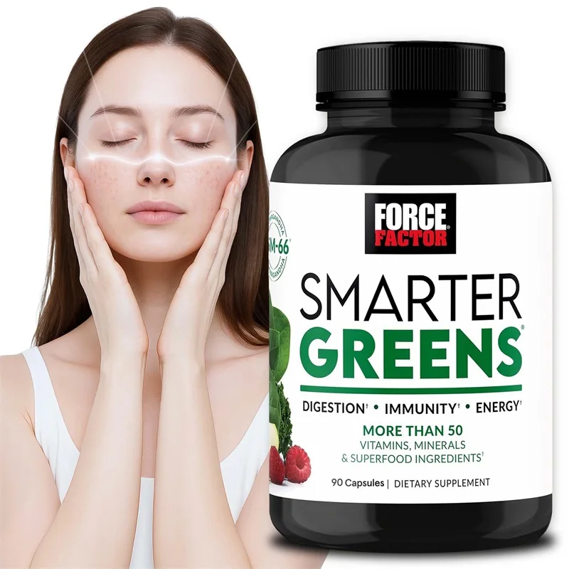 Smarter Greens Supplement with 25+ Superfoods - Detox, Energy, Improve Digestion, Reduce Stress, Strengthen Immunity, Metabolism
