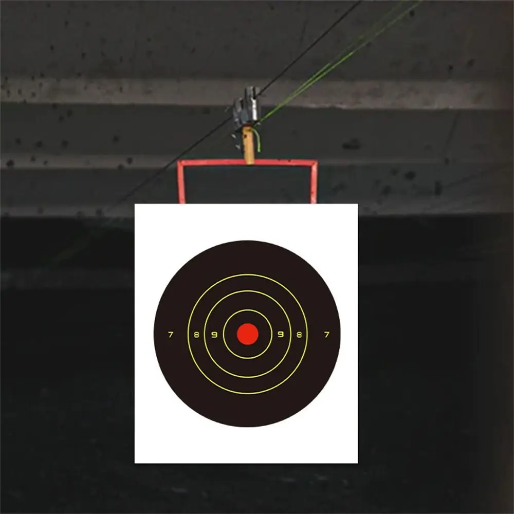 Reactivity 8x8 inch Self Stick Green Fluorescent Aim Training Target Paster Targets Stickers Shooting Target Target Papers