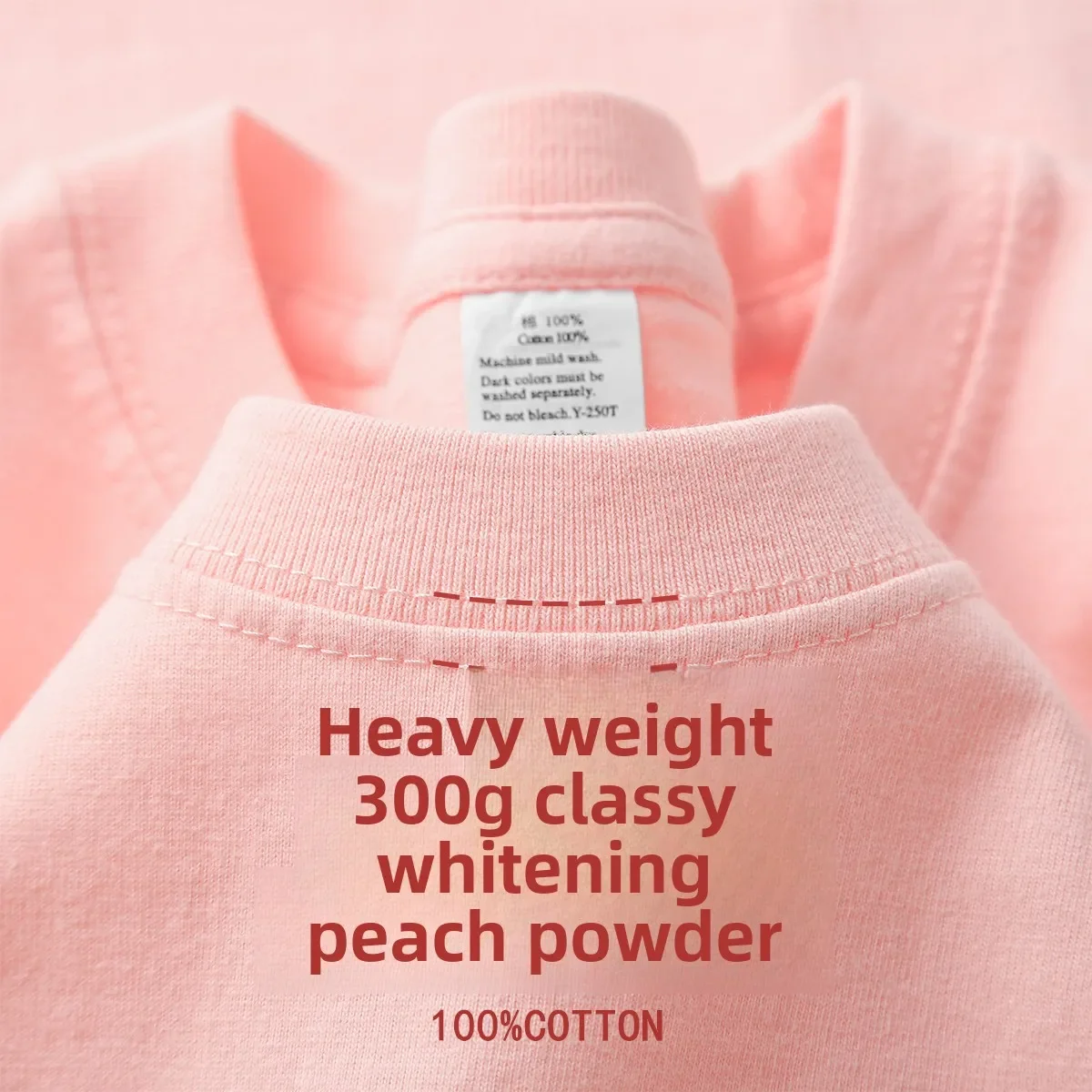 zefansuli T-Shirt Cotton Milk-Apricot-White 5