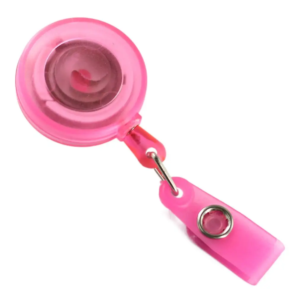 

Belt Clip Retractable Badge Reel Key Ring Chest Card ID Card Holder Anti-Lost Colorful Easy-to-pull Buckle Office Suppliers