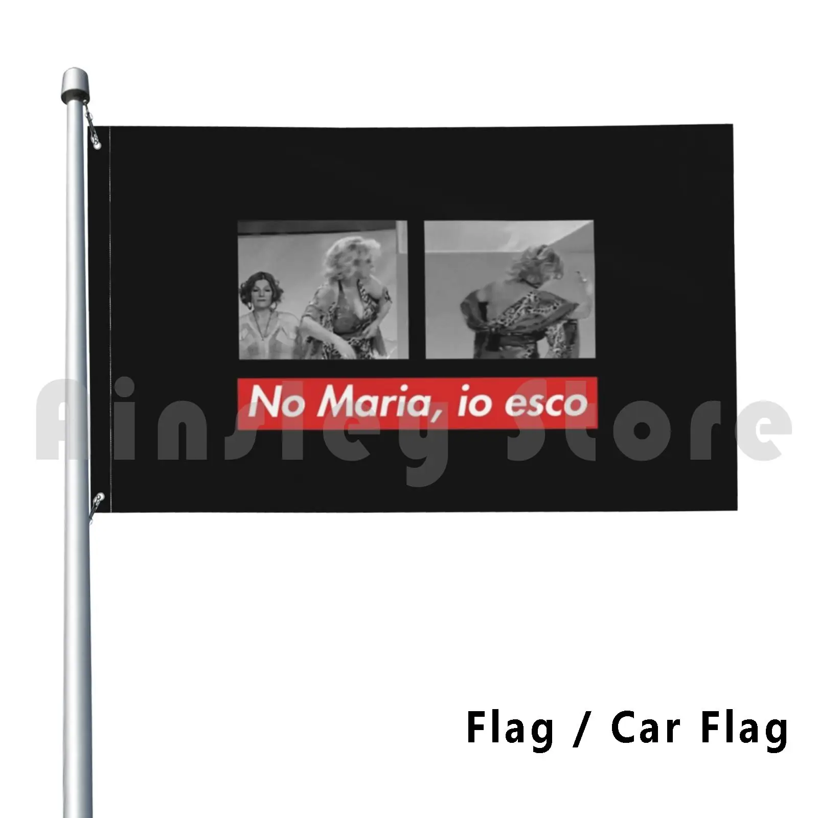 Tina Cipollari Outdoor Decor Flag Car Flag Tina Cipollari Trash Italiano No Maria Io Esco Uomini E Donne Italy