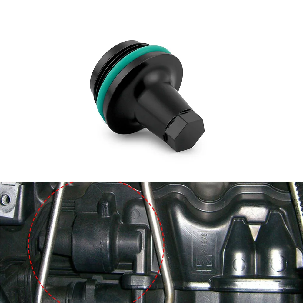 

Модернизированная замена 11127565284, алюминиевая крышка клапана N54 PCV для BMW E82 E90 E92 E8X E9X