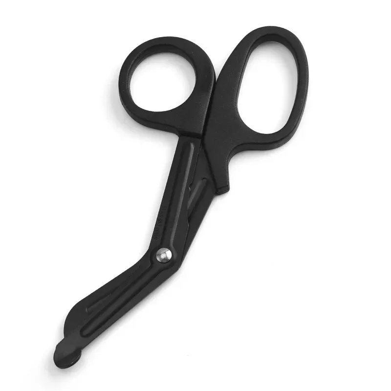 

18.5cm Stainless Steel Bandage Scissors Wound Scissors Portable Medical Scissors Household Multifunctional Camp Outdoor Tools