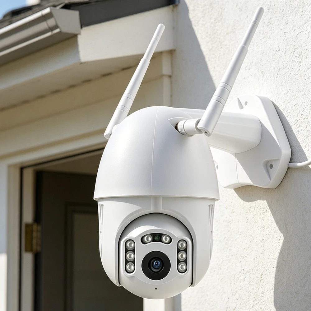 

Outdoor FHD 1080P Wireless WiFi PTZ Security Camera IR Night Vision Two-way Talk Auto Human Tracking Surveillance IP Cameras