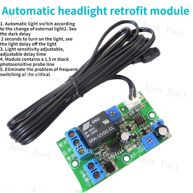 [ Sensor Headlights] Light Control , Auto Headlight Module, Automatic Switch, Delay Start
