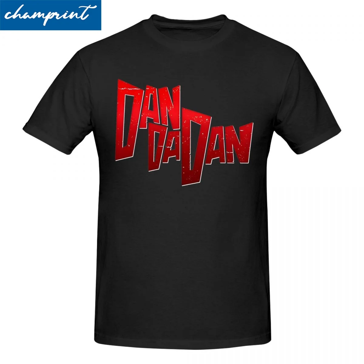 Dandadan Logo T Shirt For Men Women 100%Cotton Tops Funny Cool Anime Manga Round Neck Short Sleeve