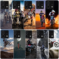 Mountain Off-Road Motorcycle Clear Phone Case For Xiaomi Redmi Note 11 11S 11T 11E 10 10S 9 9S 9T 8 8T Pro 7 K70 K60 K20 TPU Pat