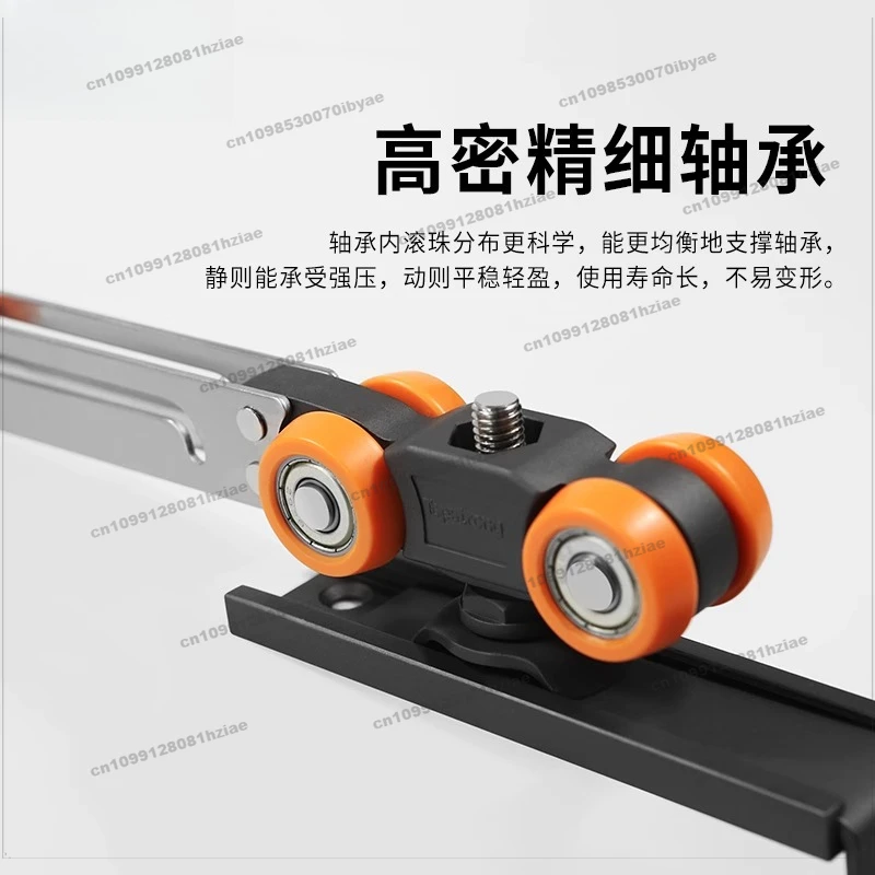 吊り下げ式スライドドア、キッチン用スライドレール、木製吊り下げレール、120kg対応スライドレールアクセサリー、吊り下げ式