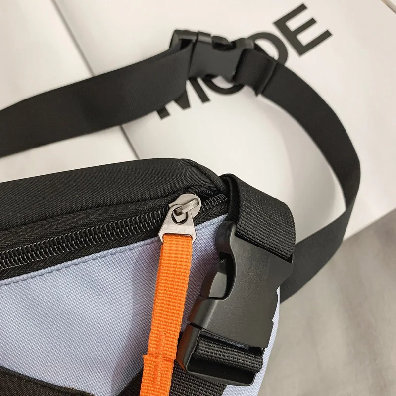 Brusttasche Damen Gürteltasche Streetwear Brusttaschen Multifunktionale Unisex Nylon Hip-Hop Hüfttasche Handytasche – Detail 8