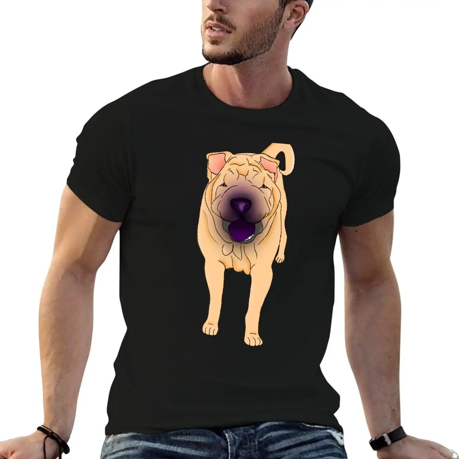 Shar Pei - Blonde T-Shirt graphics vintage clothes shirts graphic tees oversized mens vintage t shirts