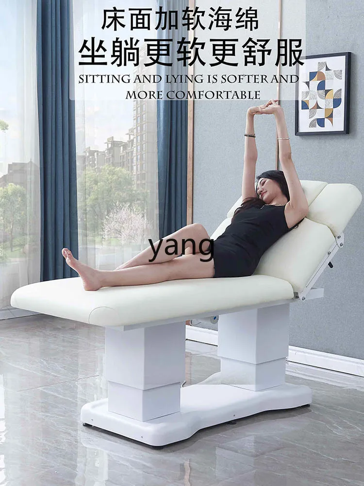 Yjq Widened High-End Multi-Functional Electric Massage with Holes Tattoo Embroidery Body Beauty Massage Special Bed