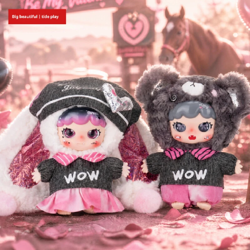 

520 Gift Joymiya Sweet Teeth Valentine'S Day Limited 400% Vinyl Plush Doll Desktop Ornament Surprise Box In Stock