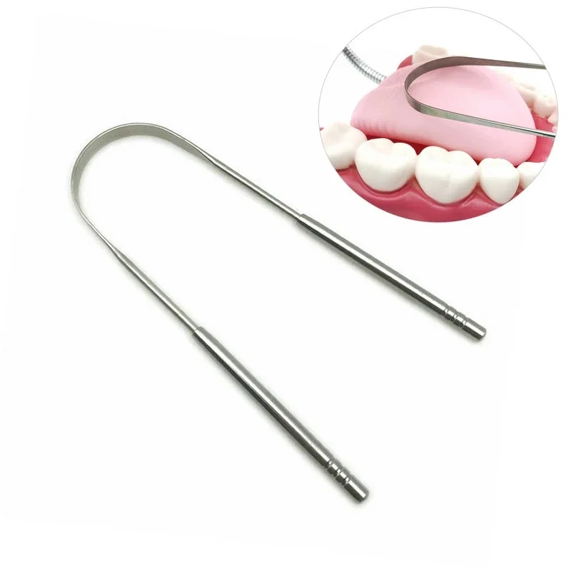 Professional Grade Dental Tongue Scraper for Improved Oral Hygiene, 1pc