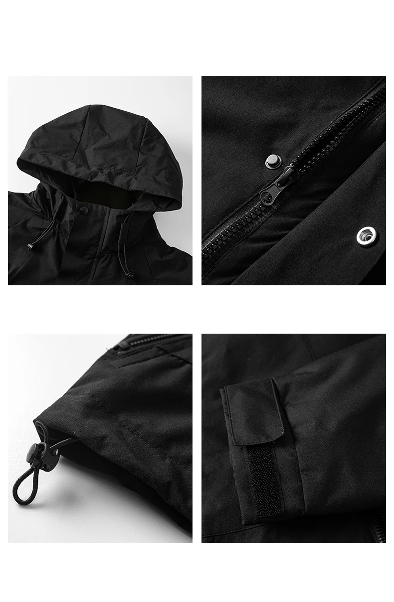 Unisex Wanderjacken Wasserdicht Winddicht Frühling Herbst Herren Windbreaker Damen Trekkingjacke Camping Klettern Outdoor-Mäntel – Detail 6