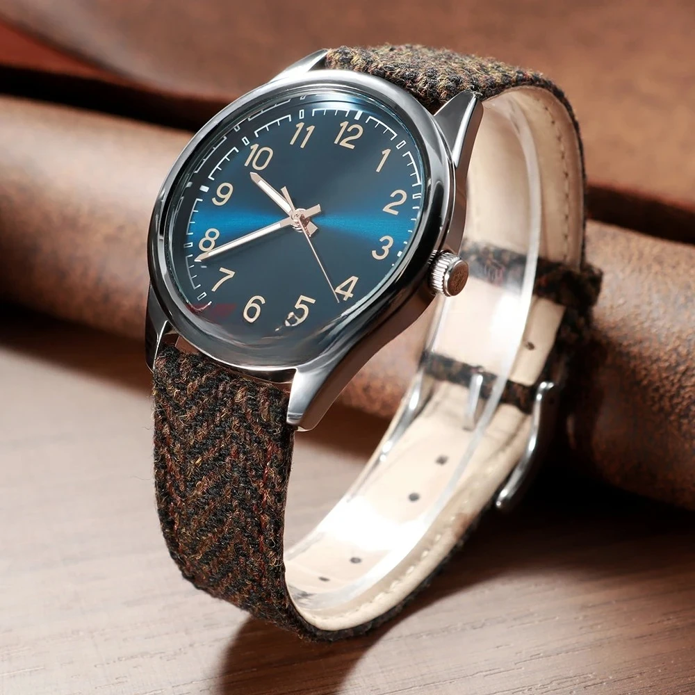 الإفراج السريع نسج سوار لأوميغا ل Seiko خمر جلد البقر الحقيقي تويد النايلون حزام 18 مللي متر 20 مللي متر 22 مللي متر Smartwatch حزام (استيك) ساعة