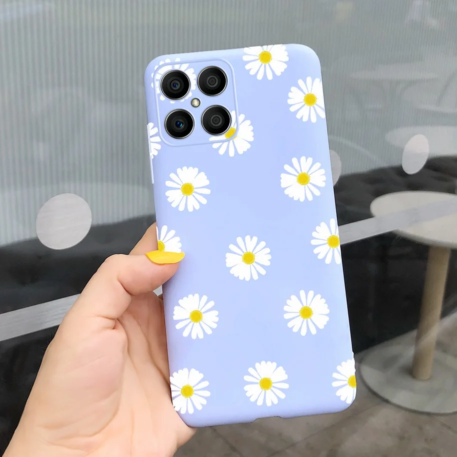 For Honor X8 2022 Case Cute Love Heart Couple Phone Case For Huawei Honor X8 X 8 8X HonorX8 4G Fundas For Honor8X Protect Bumper
