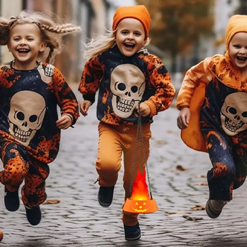 Festival Decoração Luz Flama Pumpina Halloween