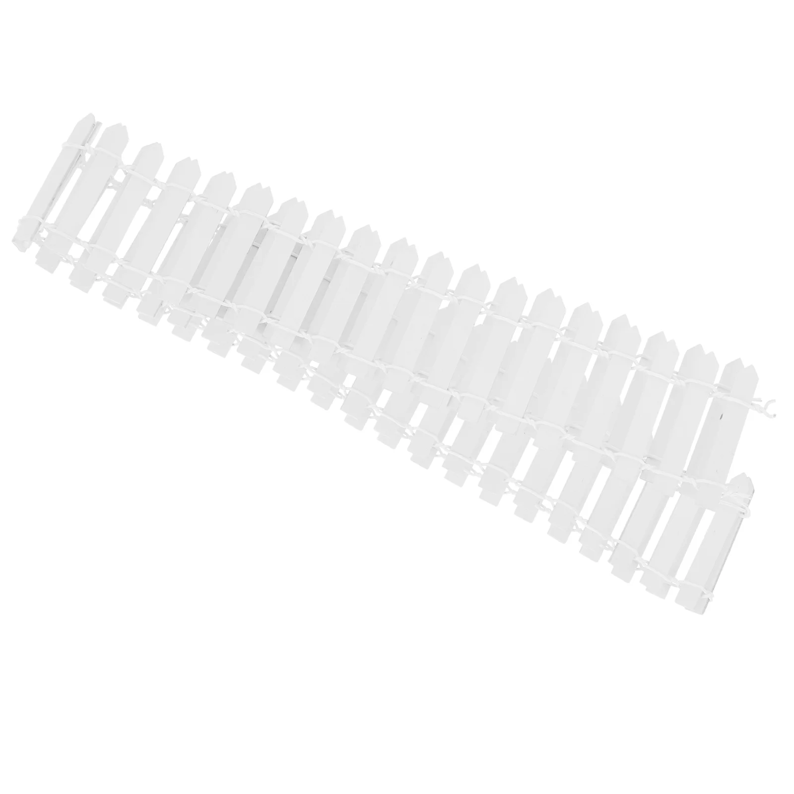 

Small White Fence for Succulents Mini Model Plants Miniature Garden Decorative Gardening Decoration Wooden