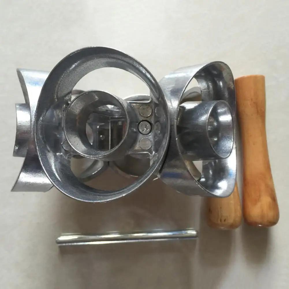 Non-stick Donut Mold 6-cavity Stainless Steel Donut Mold Non-stick Circle Cookie Cutters Versatile Baking Tool for Mini Cakes