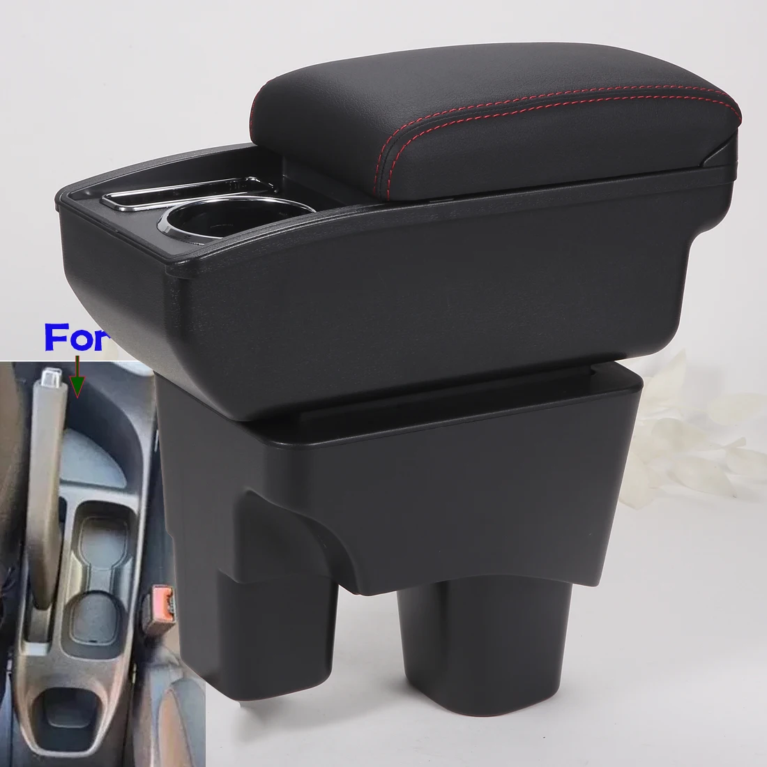 Reposabrazos para Chevrolet Onix, caja de almacenamiento para reposabrazos de coche Chevrolet Onix 2020-2024, accesorios de reacondicionamiento Interior dedicados para coche