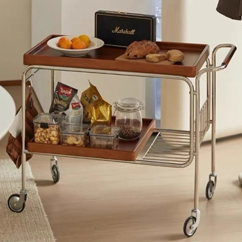 Entryway Modern Kitchen Island Drinks Wine Microwave Bar Dish Spice Market Trolley Snack Rack Werkzeugwagen Auxiliary Furniture