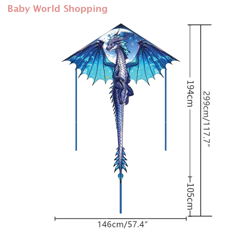 Duży latawiec smok dla dzieci i dorosłych Łatwy do latania Duży latawiec smok z ogonem Łatwy do latania latawiec Zabawka na zewnątrz