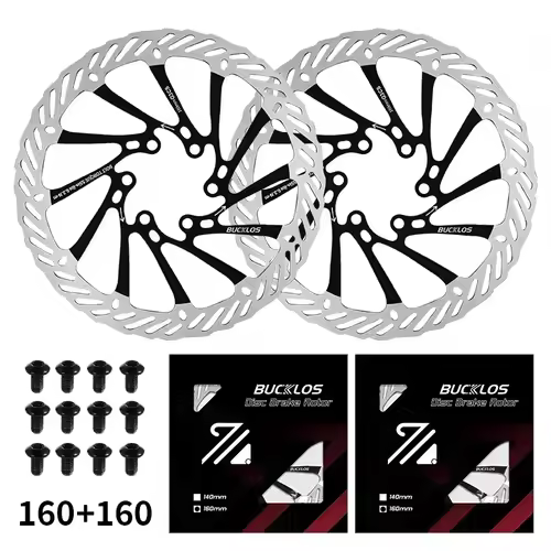 BUCKLOS Ultralight MTB Bike Hydraulic Disc Brake Rotor 160/180/203mm Mountain Road Racing Bicycle Brake Disc with 6 Free Bolts - Image 12