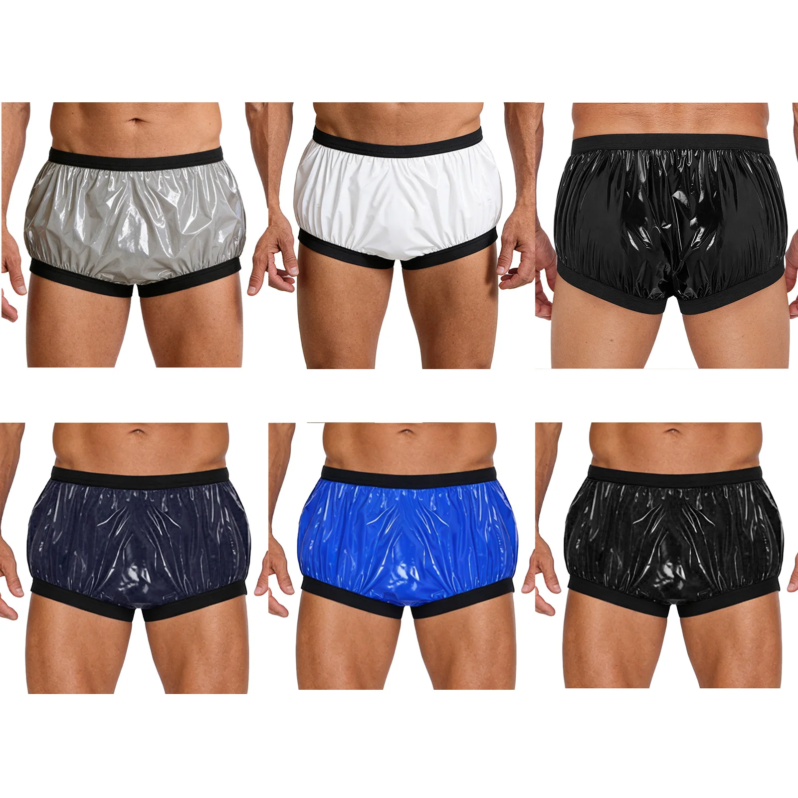 Adults Waterproof Adaptive Underwear Elastic Bands Washable Reusable Diaper Cover Anti-leak Briefs for Elderly Nursing Patients view 6
