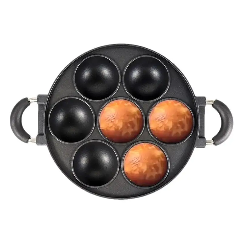 

7 Holes Fried Egg Pan Cast Iron DIY Biscuits Muffins And Scones Cake Baking Pan For Scones Cornbread Muffins Cup Cakes