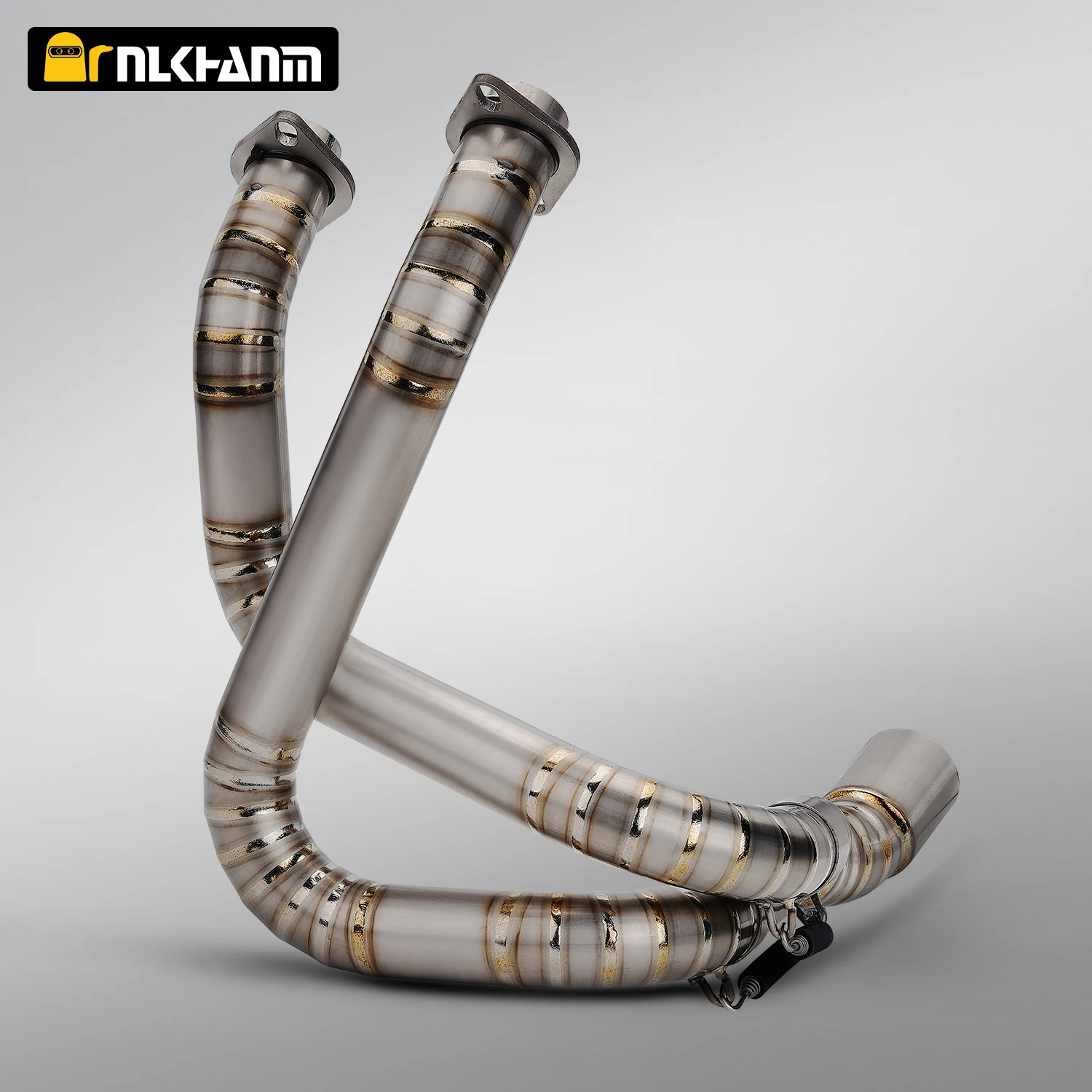 Для выхлопной системы мотоцикла CFMOTO CLX700 Ti. Модификация передней части из сплава для CFMOTO CLX700 2020 2021 2022 2023