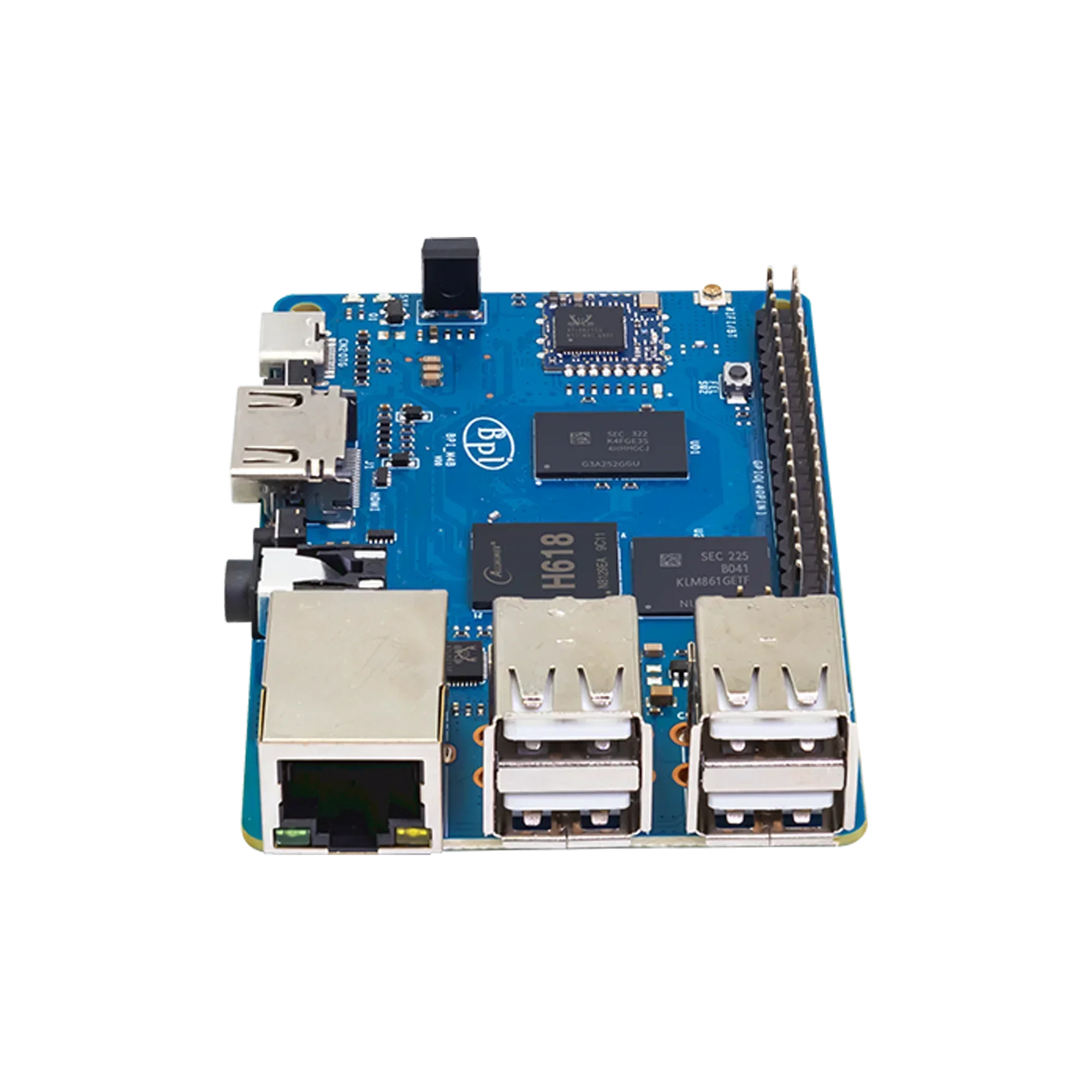 Banana Pi BPI-M4 Berry Allwinner H618 Quad-Core ARM Cortex™Computador de placa única SBC, Wi-Fi e Bluetooth, 2G LPDDR4, 8G, A53, 8G