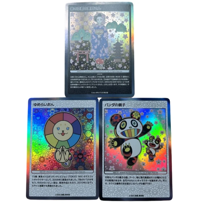 3 шт./набор Acg карты для девочек Takashi Murakami рефракционные цветные флэш самостоятельно сделанные Аниме игры персонажи коллекция карточные игрушки подарки 3 шт./набор Acg карты для девочек Takashi Murakami рефракционные цветные флэш самостоятельно сделанные Аниме игры персонажи коллекция карточные игрушки подарки