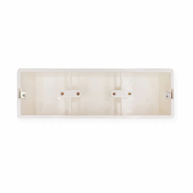 High Quality Triple Secret Stash Wall Mount Switch Junction Box 255*82*50mm for 86 Type Wall Switches and Sockets