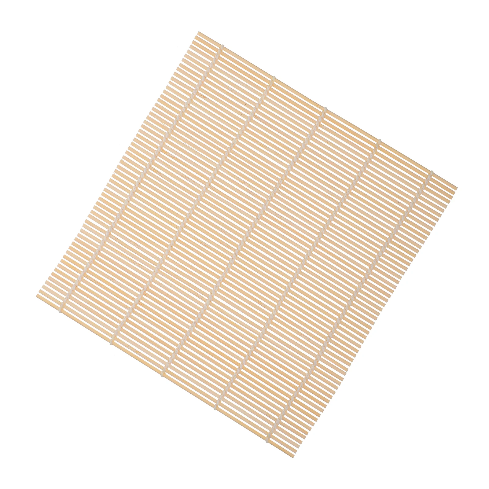 

12pcs Bamboo Rolling Mat 24X24Cm Traditional Japanese Sushi Maker Tool For Nori Rolls Kimbap Easy Clean Professional