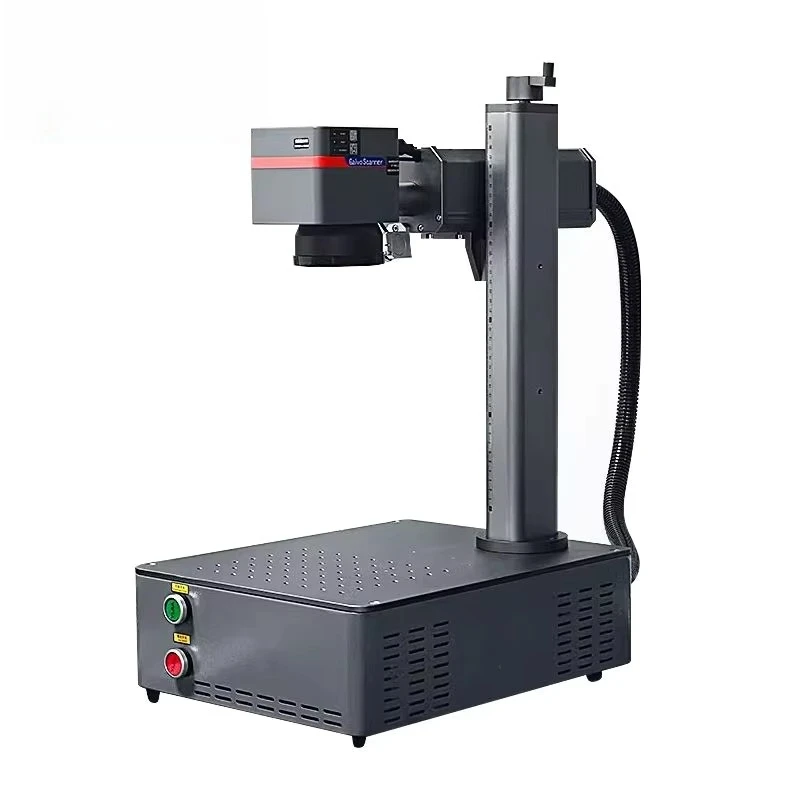 

ZNKI Automatic Mini 3D Fiber Marking Machine 20W 30W 50W Scource Galvo Lens for Metal Gold Jewelry Plastic