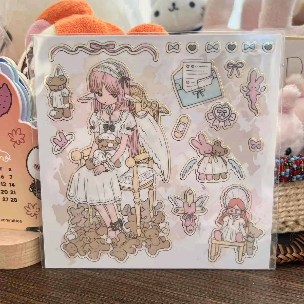 Sweet Girl's Daily Life Sticker