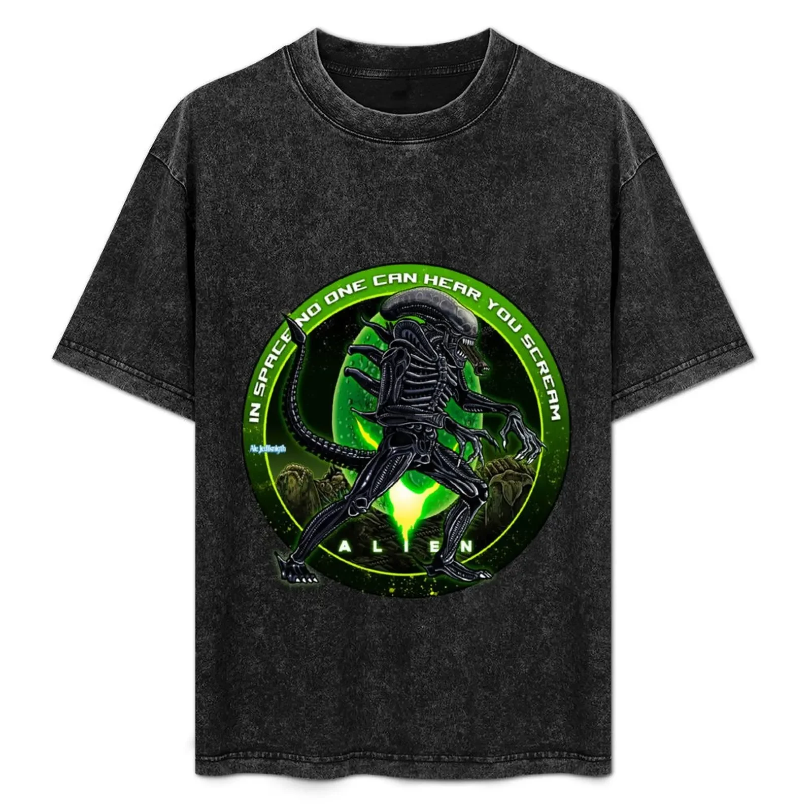 alien xenomorph T-Shirt anime quick-drying black t shirts for men